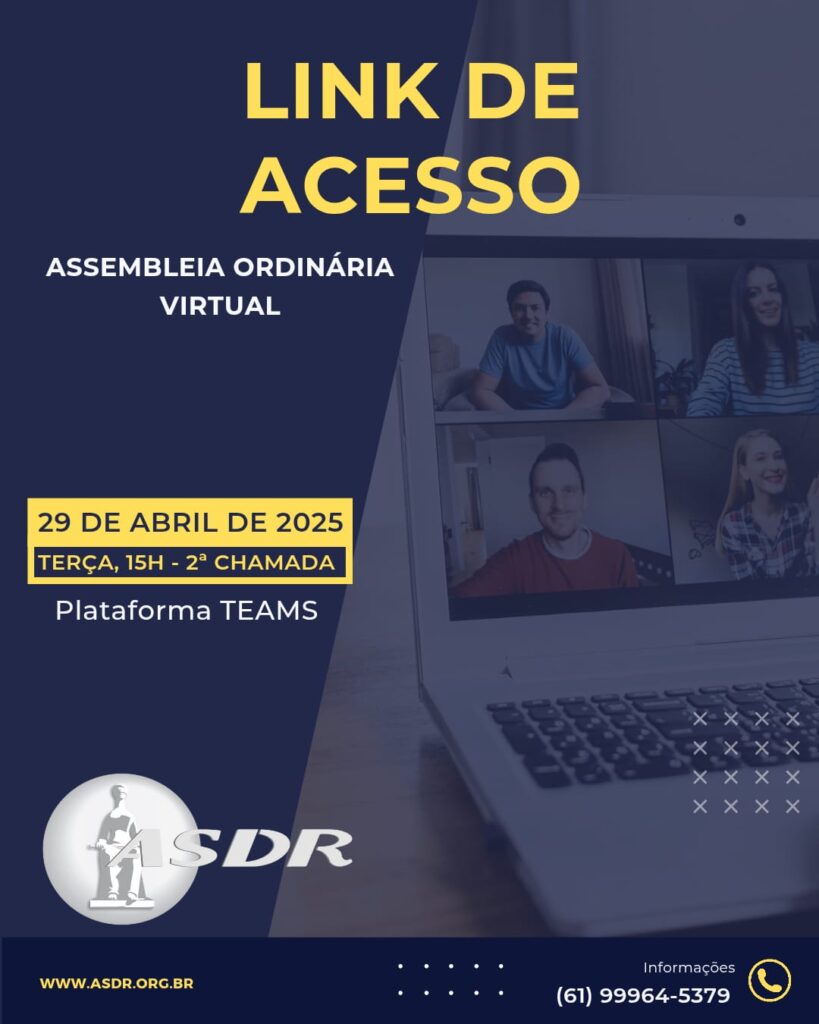 Link de Acesso – Assembleia Ordinária Virtual 2025
