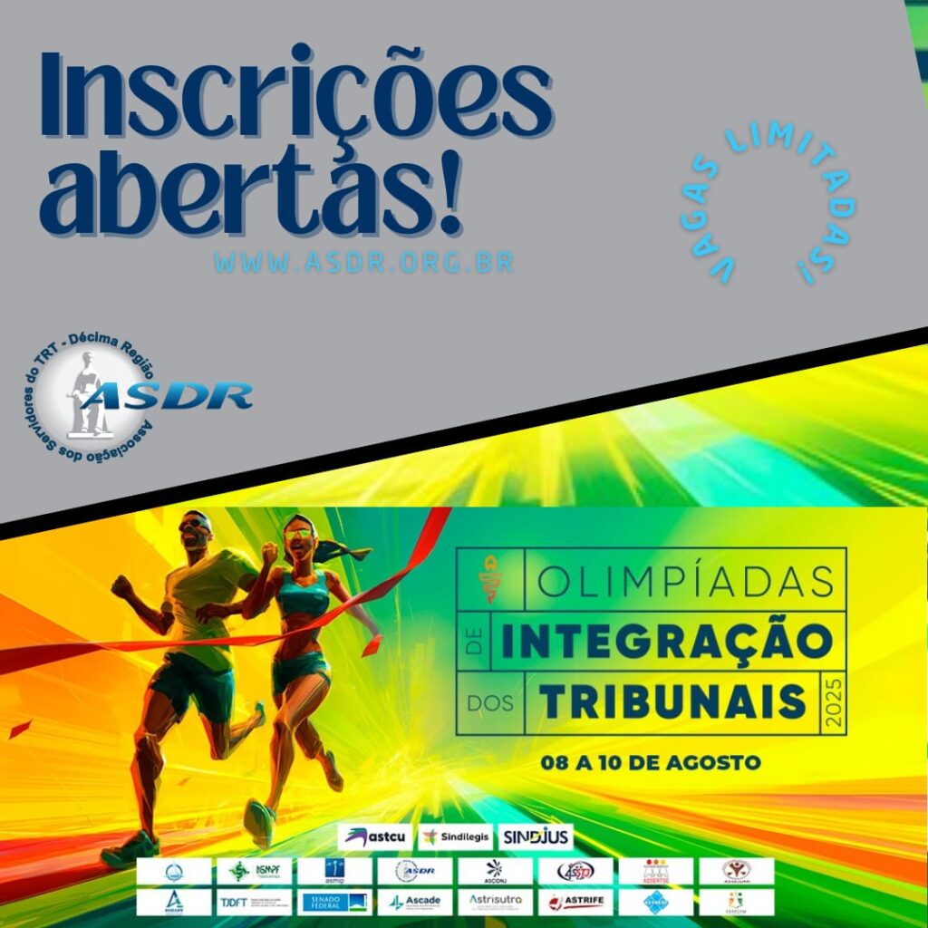 Inscrições abertas – Olimpíadas de Integração dos Tribunais 2025