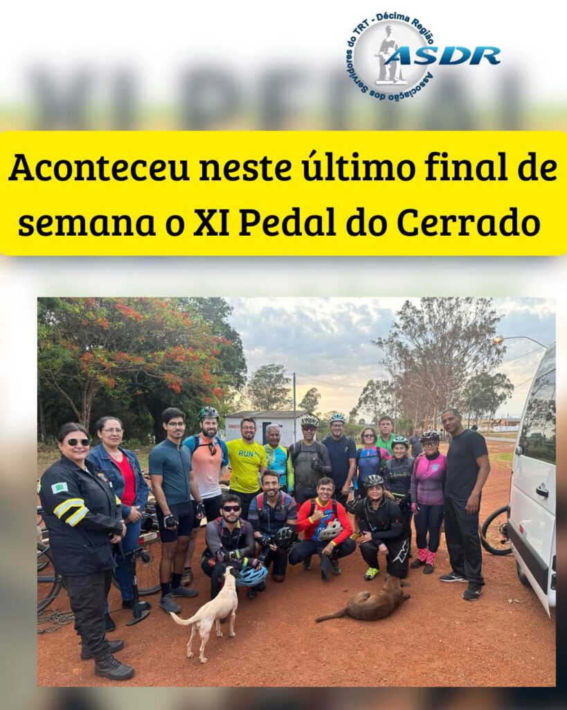 No último final de semana aconteceu o XI Pedal do Cerrado: superação e aventura sobre duas rodas!